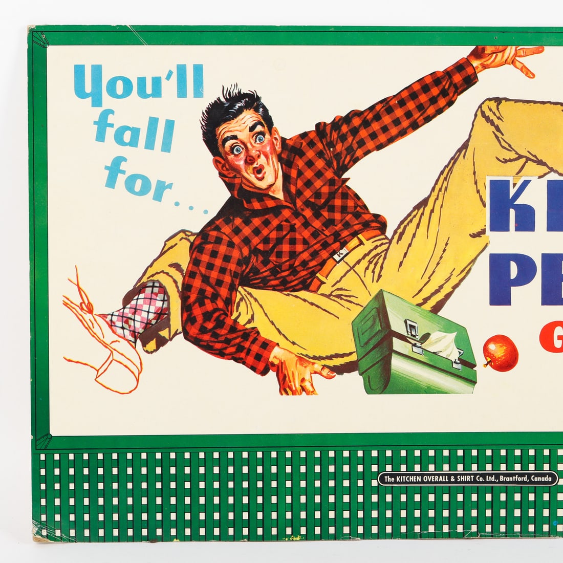 KITCHEN PEABODY GARMENTS Easel Sign - 3