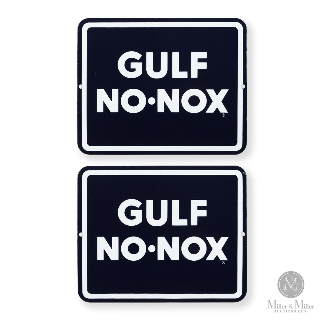 Gulf No-Nox Pump Sign Set