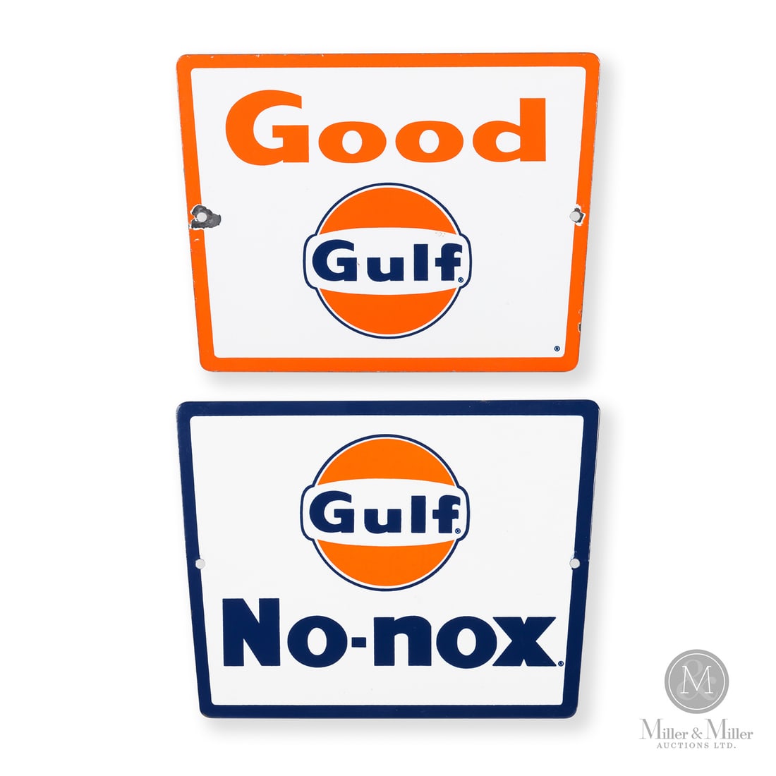 Gulf Good / No Nox Pump Sign Set (1 of 6)
