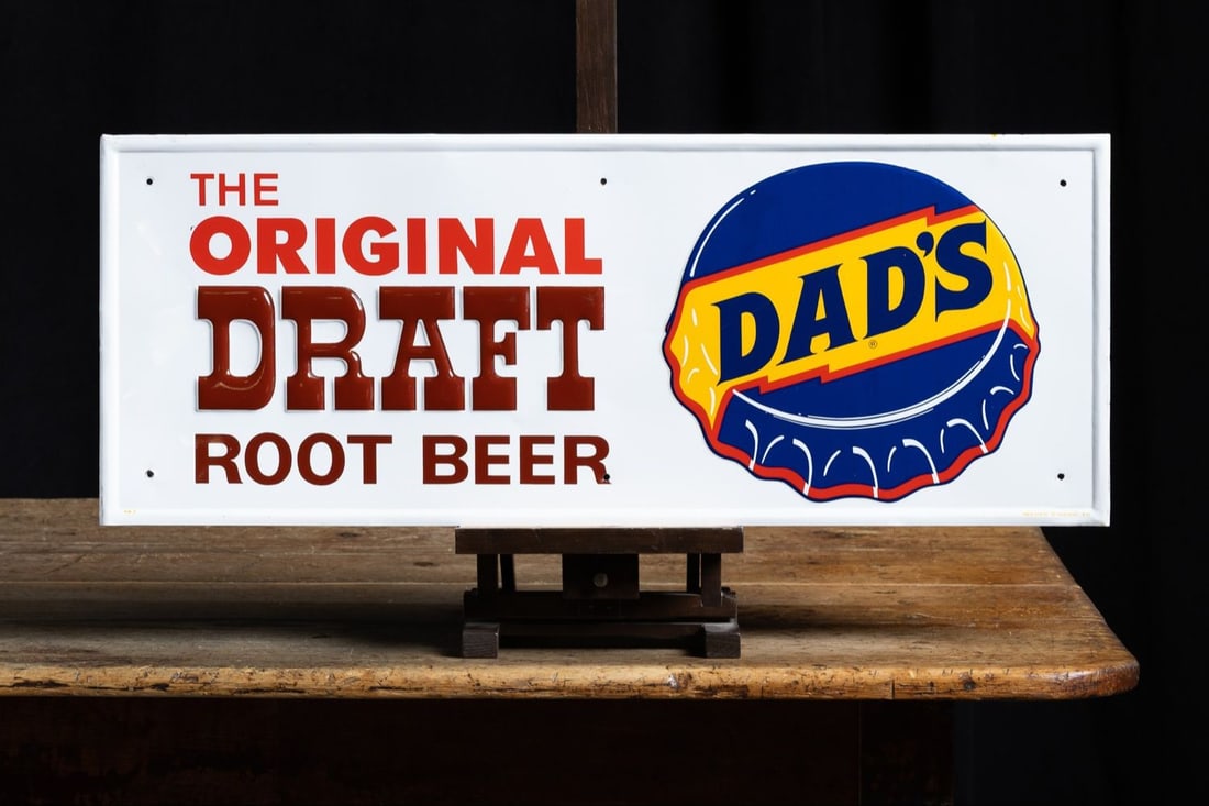 Dad's Root Beer Door Kick Sign - 2