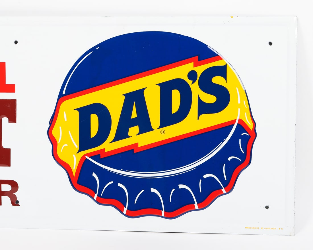 Dad's Root Beer Door Kick Sign - 4