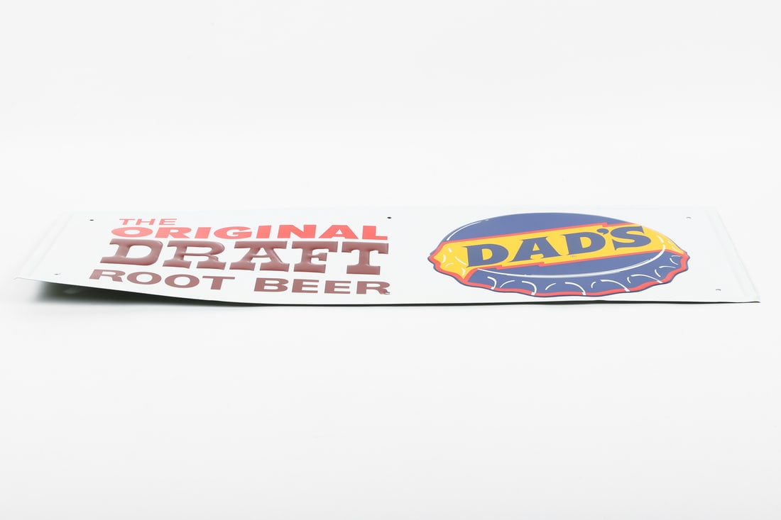 Dad's Root Beer Door Kick Sign - 8