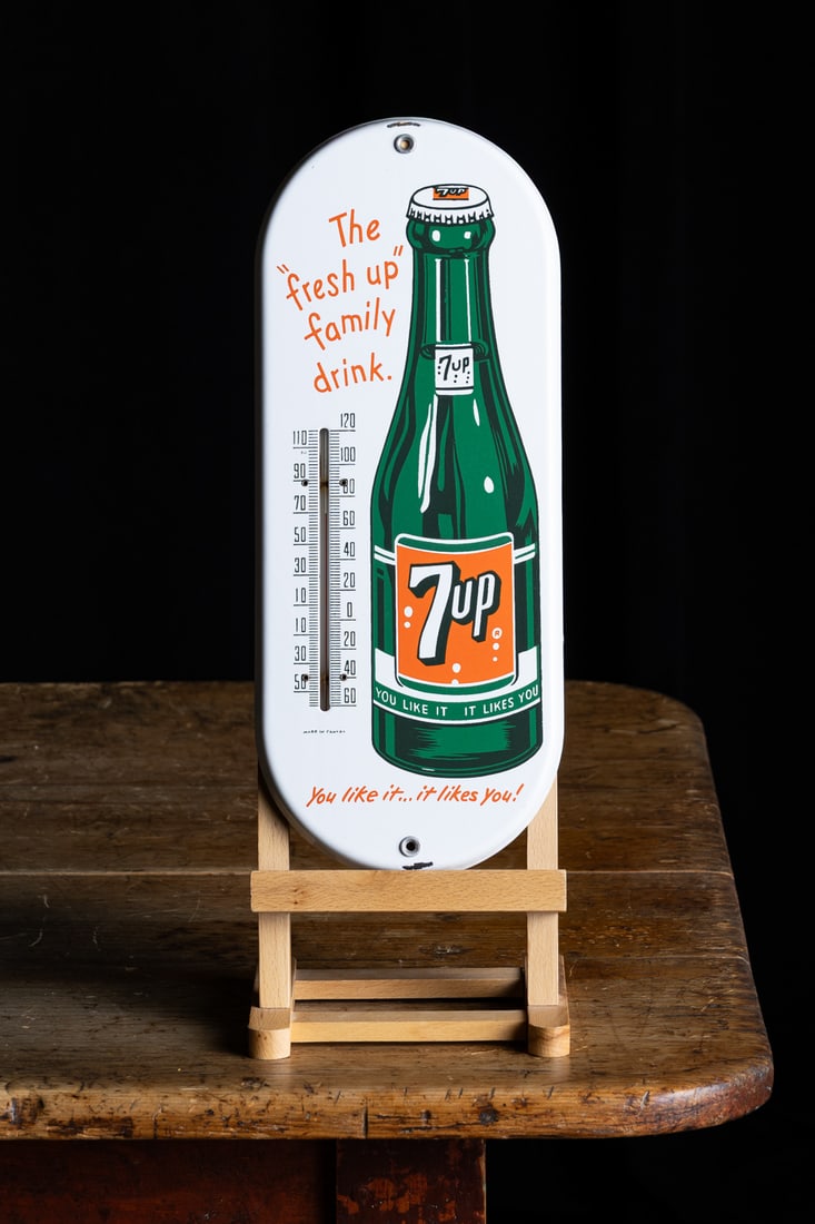 Seven-Up Thermometer - 7
