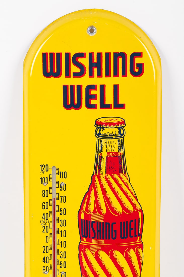 Wishing Well Orange Thermometer - 2