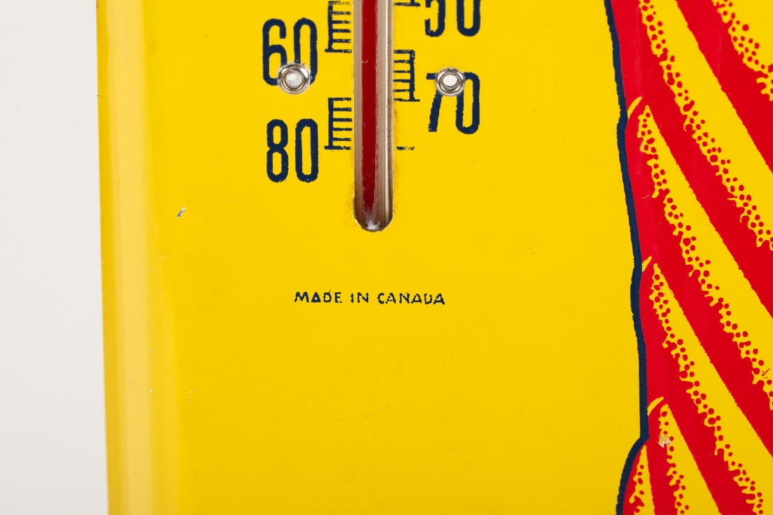Wishing Well Orange Thermometer - 4