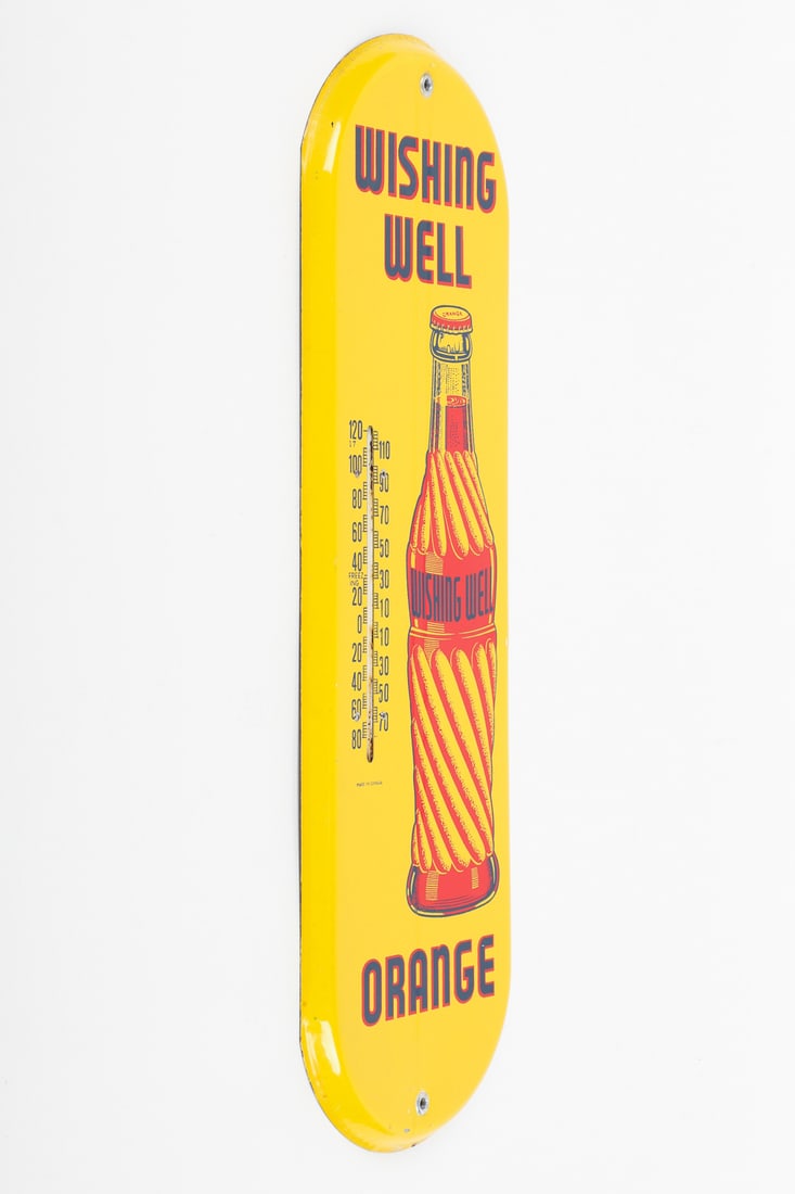 Wishing Well Orange Thermometer - 5