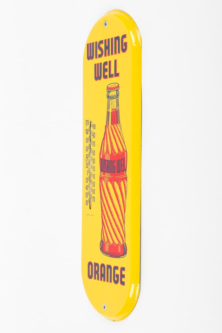 Wishing Well Orange Thermometer - 6