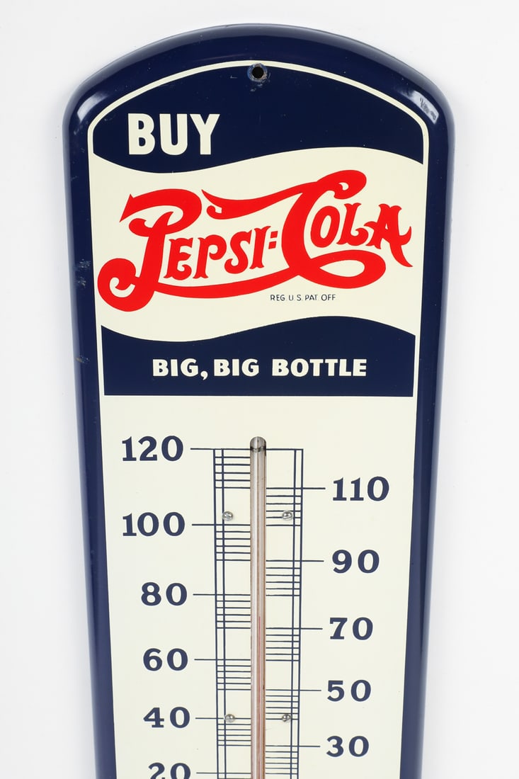 Pepsi-Cola "Big, Big Bottle" Thermometer - 4