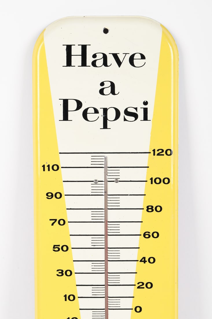 Pepsi-Cola "Light Refreshment" Thermometer - 3