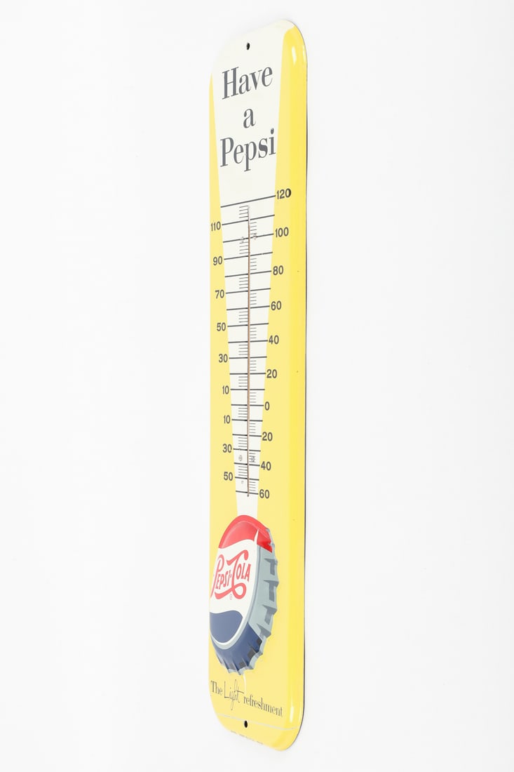 Pepsi-Cola "Light Refreshment" Thermometer - 6