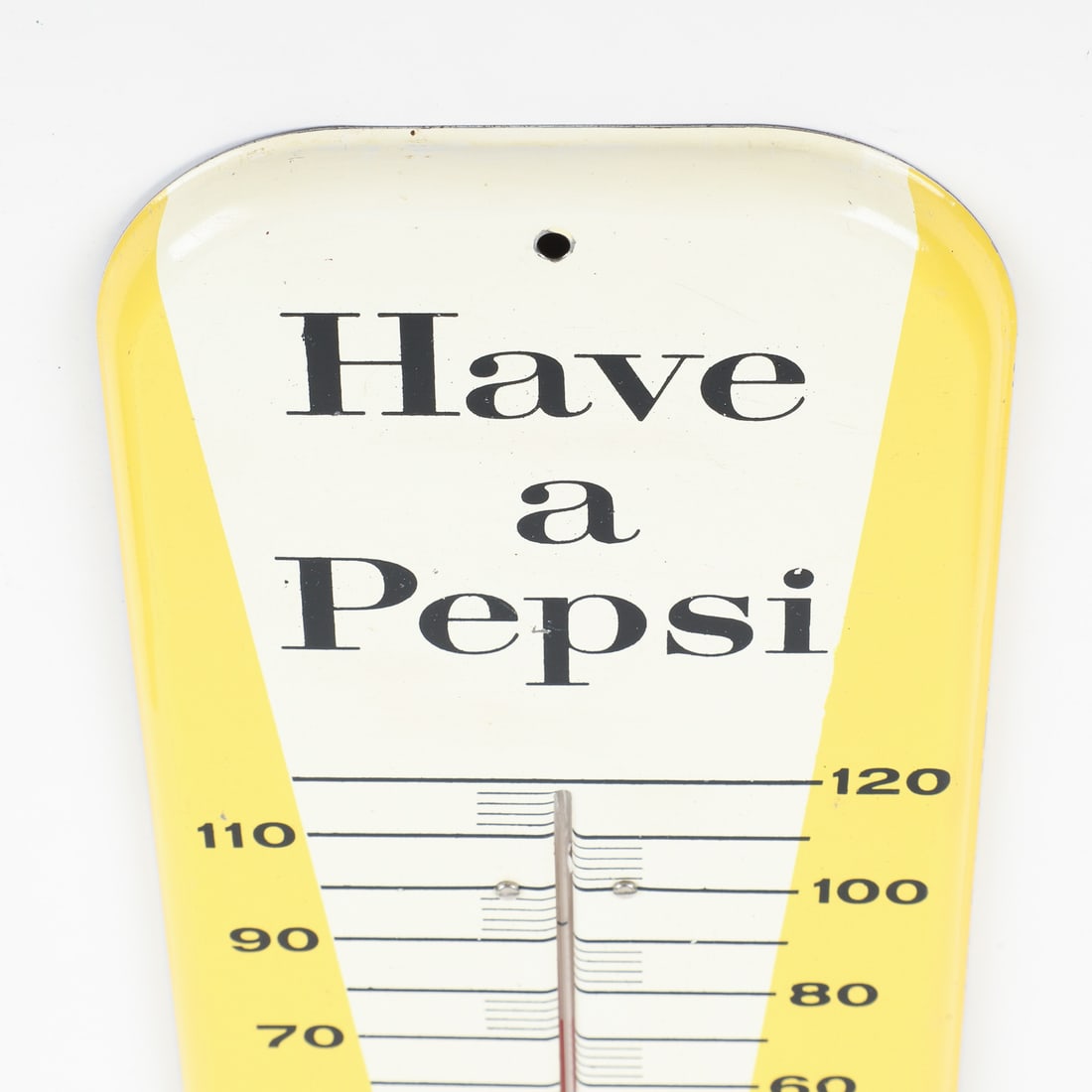Pepsi-Cola "Light Refreshment" Thermometer - 7