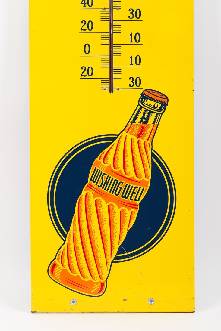 Wishing Well Orange Thermometer - 3