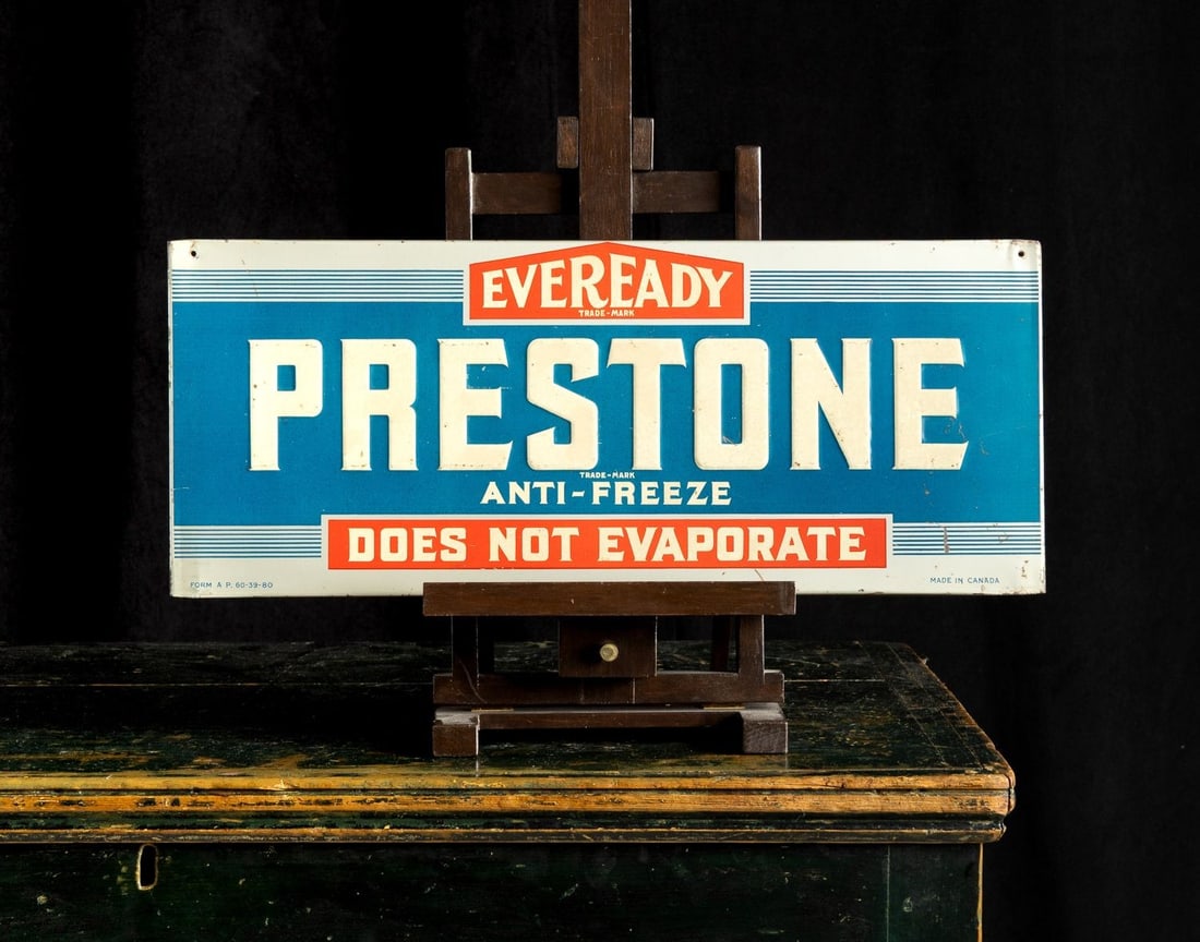 Prestone Antifreeze Rack Sign - 2