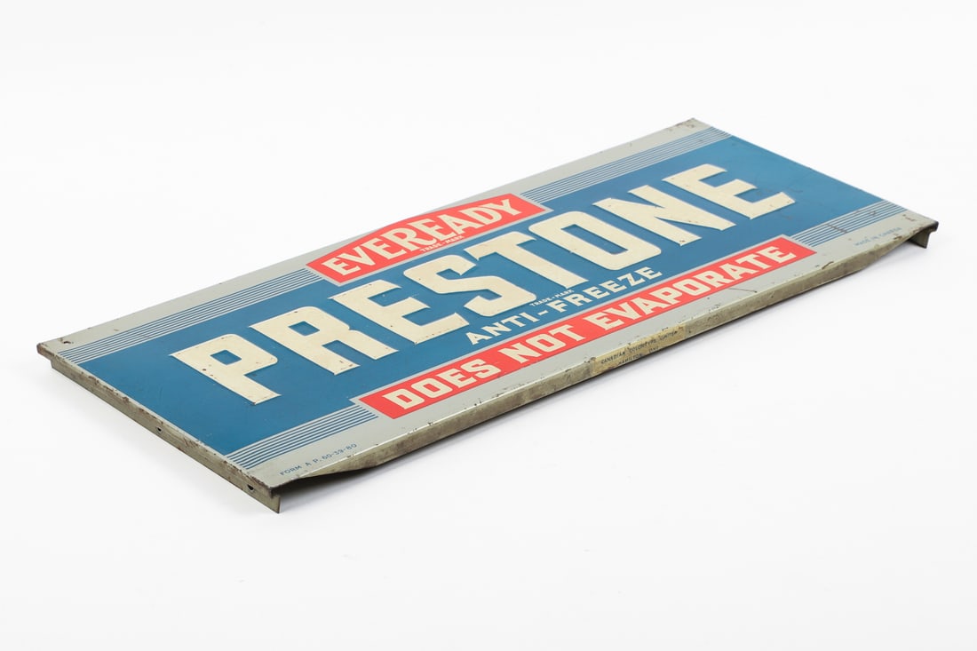 Prestone Antifreeze Rack Sign - 6