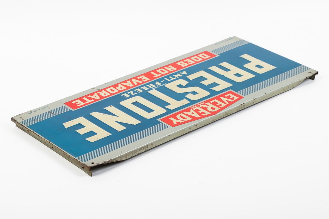 Prestone Antifreeze Rack Sign - 7