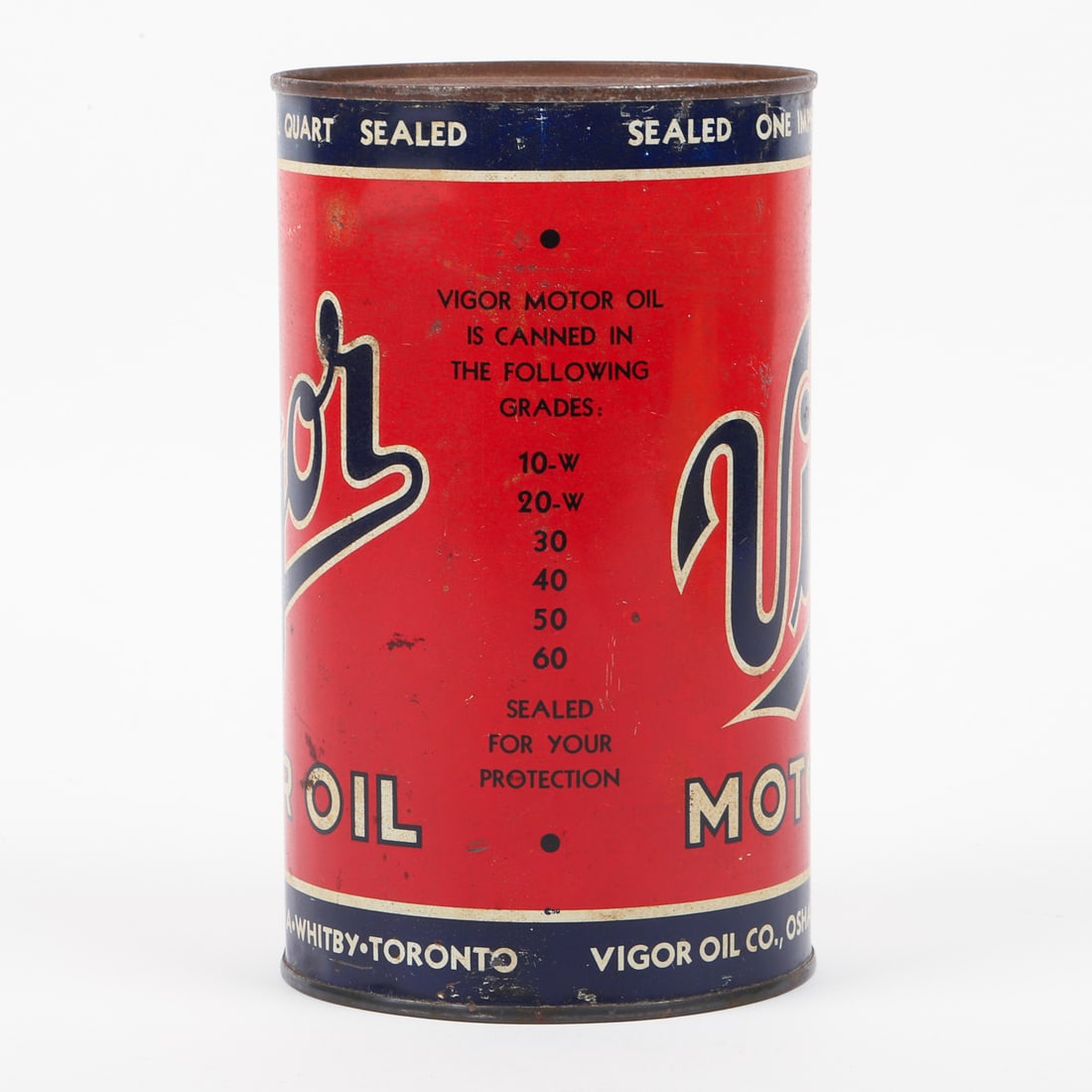Vigor Motor Oil Imperial Quart Can - 5