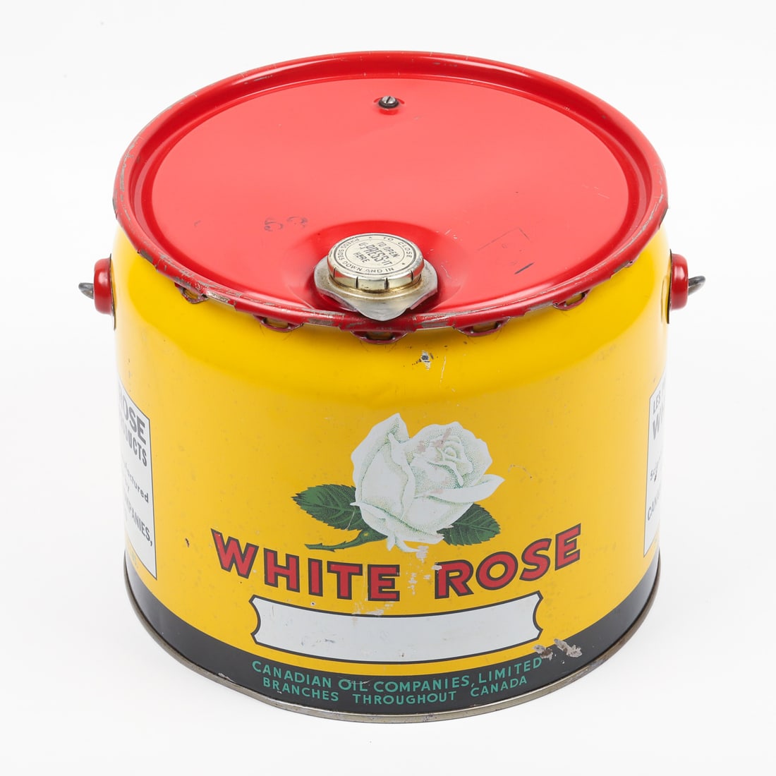 White Rose 25 lb. Grease Can - 2