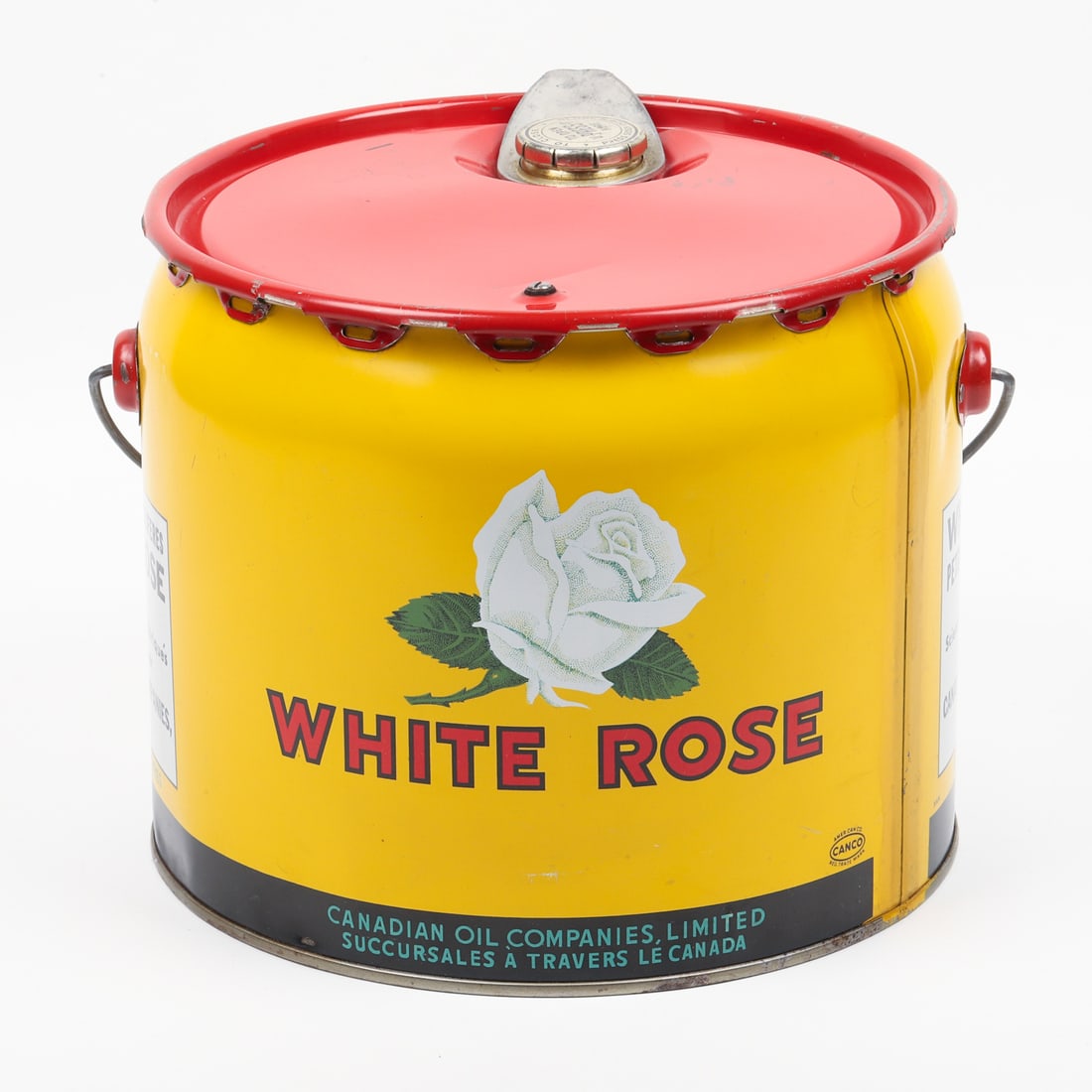 White Rose 25 lb. Grease Can - 4