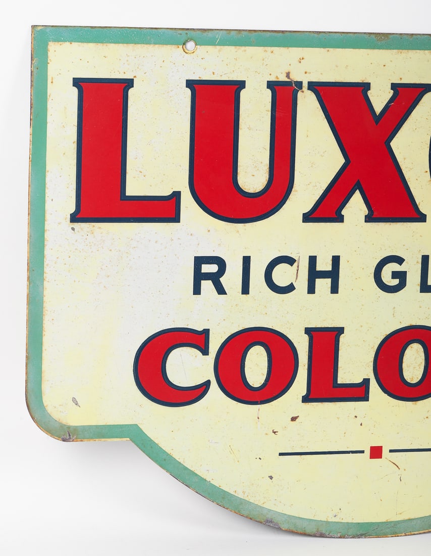 Luxor "Rich Gloss" Colors Automotive Paints Sign - 2
