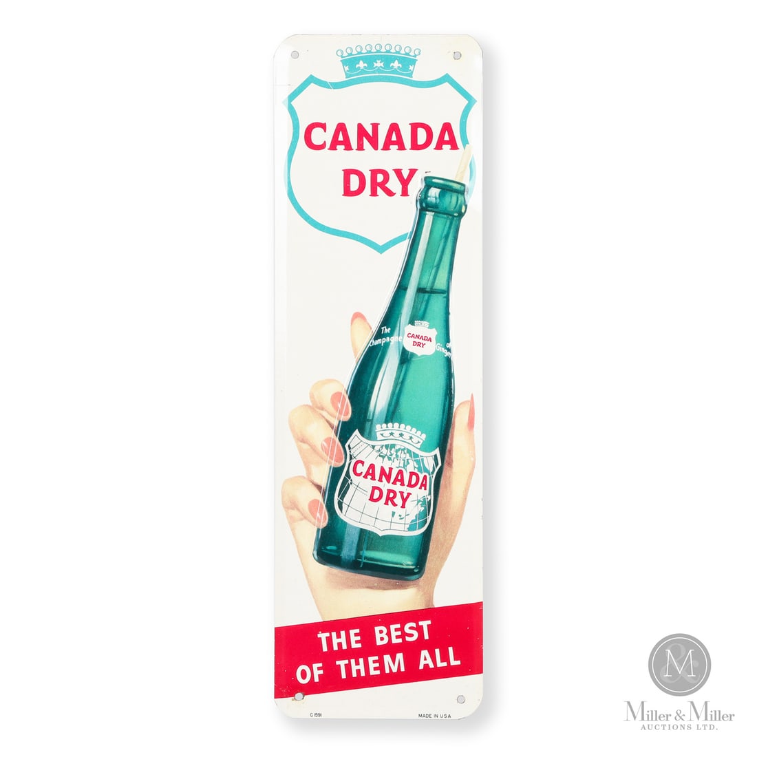 Canada Dry "Bottle In Hand" Door Push (1 of 8)