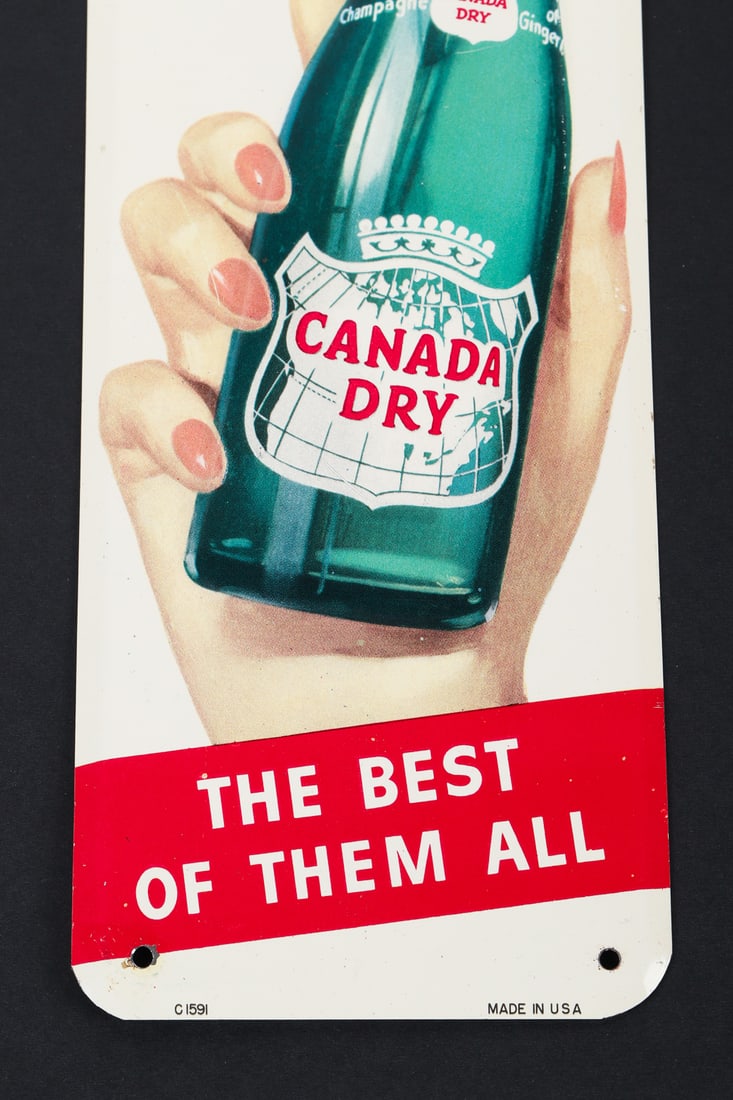 Canada Dry "Bottle In Hand" Door Push - 4