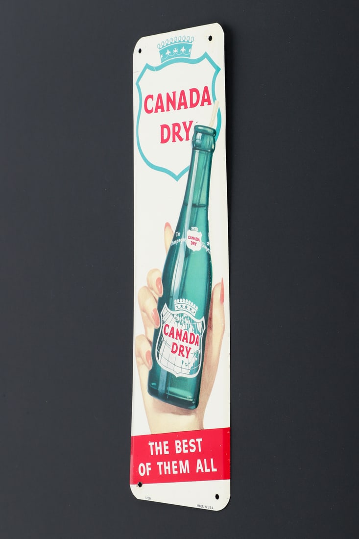 Canada Dry "Bottle In Hand" Door Push - 6