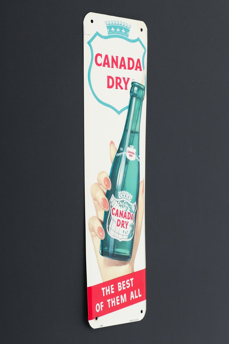 Canada Dry "Bottle In Hand" Door Push - 7