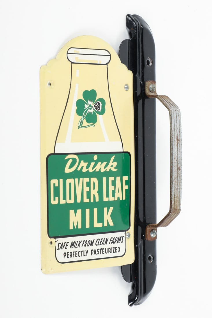 CLOVERLEAF MILK Door Pull - 2