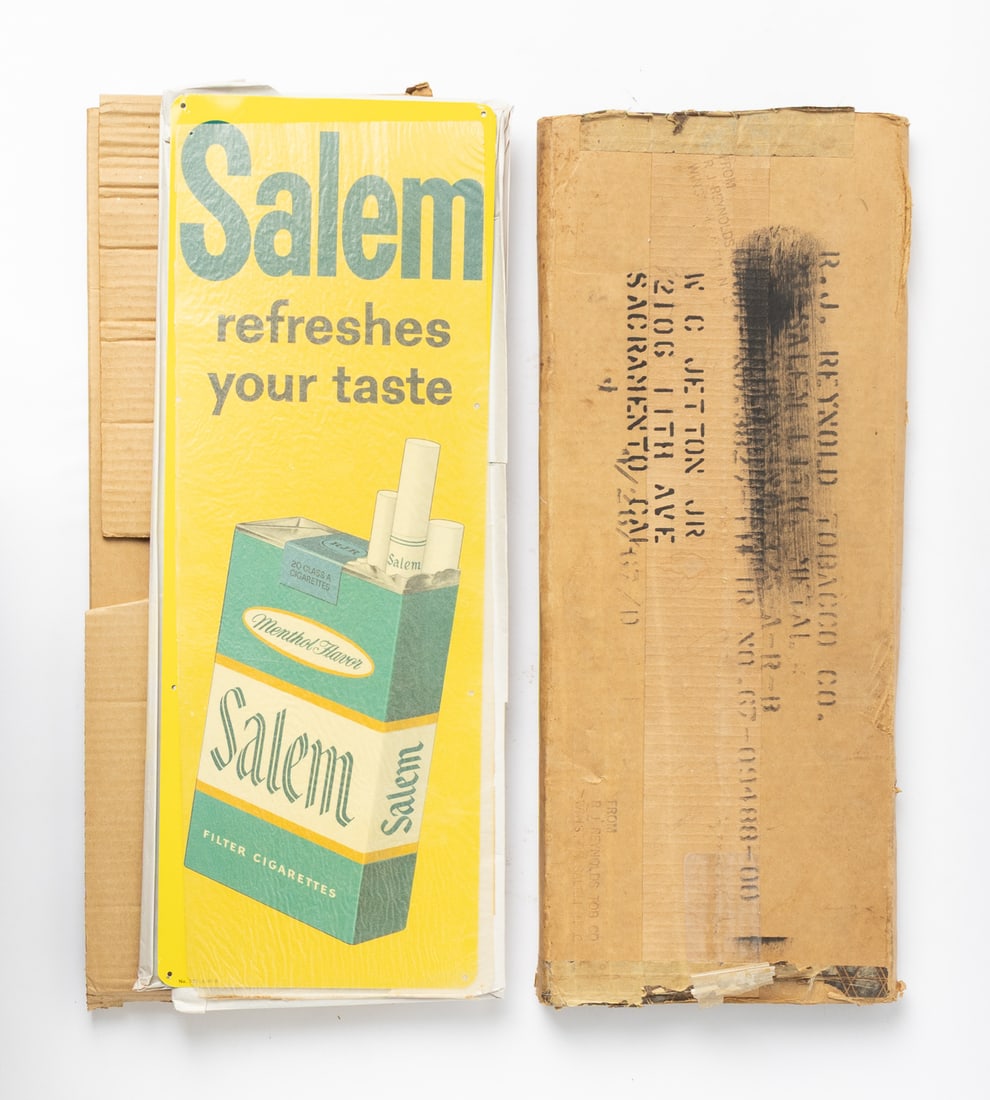 Salem Cigarettes Signs In Original Box - 10
