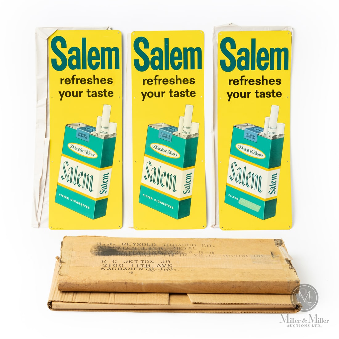Salem Cigarettes Signs In Original Box (1 of 10)