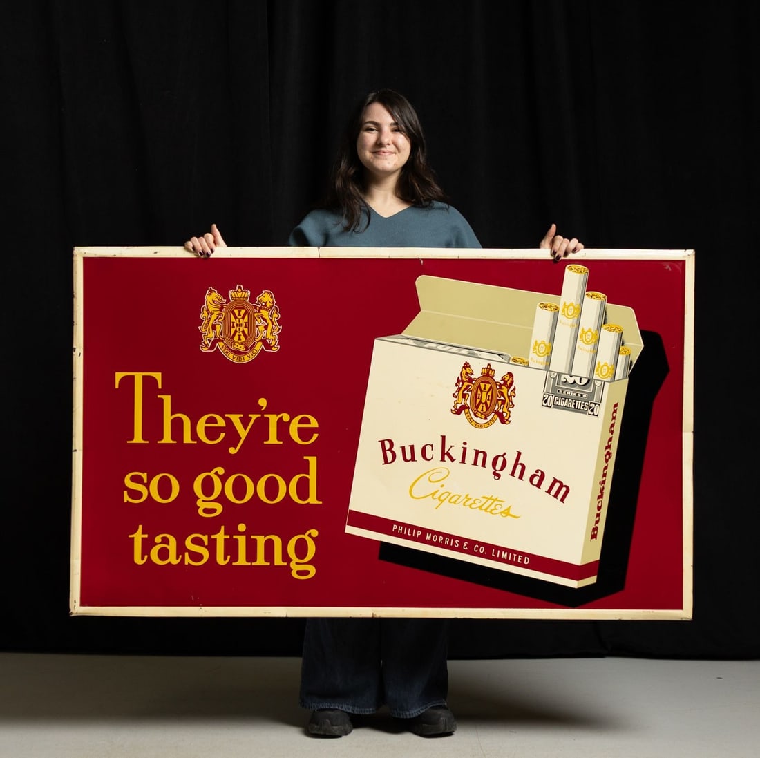 Buckingham Cigarettes Sign - 2