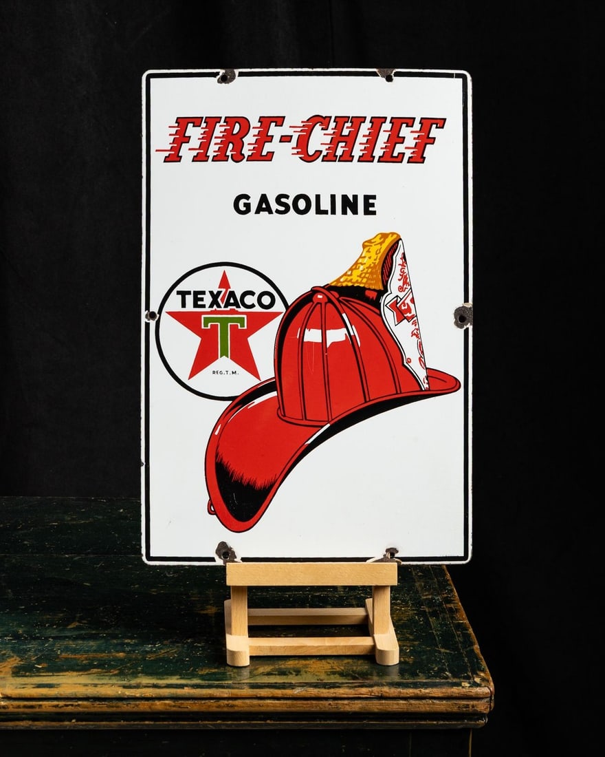 Texaco Fire-Chief Gasoline Pump Sign - 2