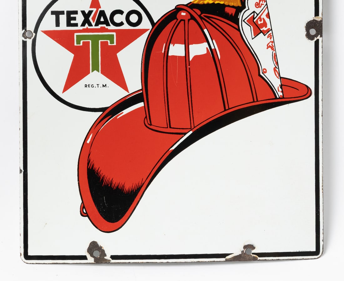 Texaco Fire-Chief Gasoline Pump Sign - 3