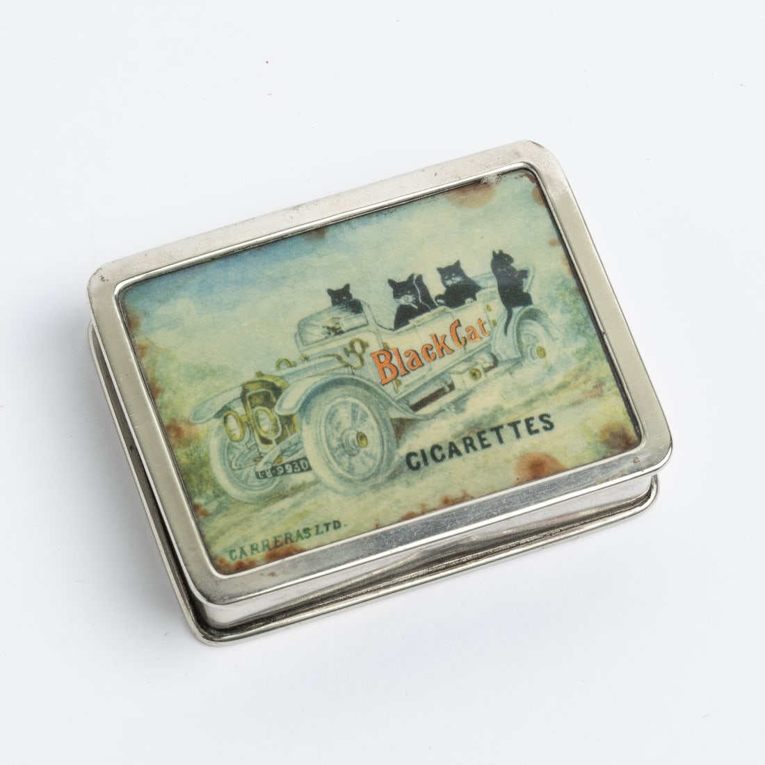 Black Cat Cigarettes Match Safe - 2