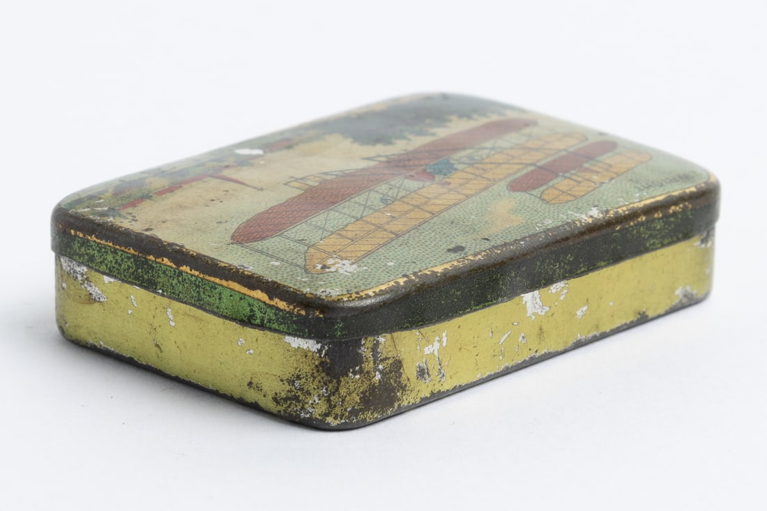 "Wright" Biplane Lithographed Tin - 4