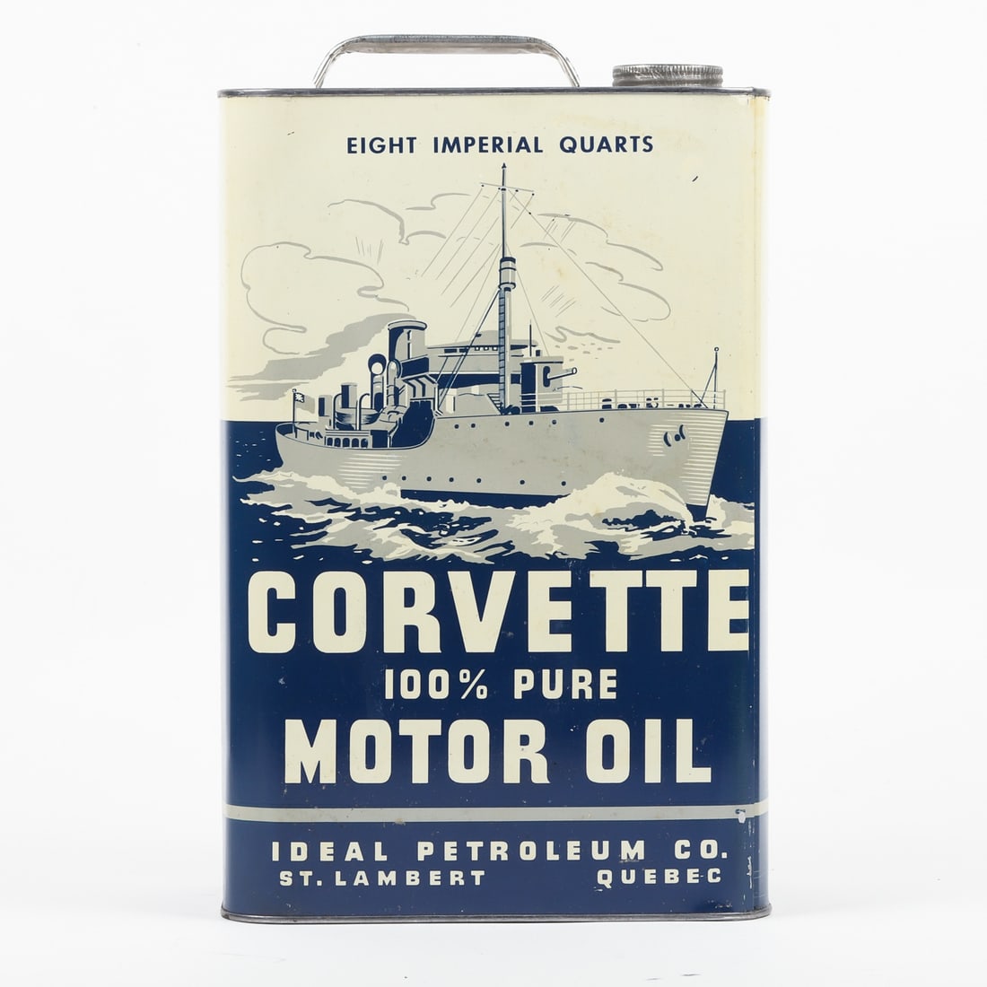 Corvette Motor Oil 8 Imperial Quarts Can - 2