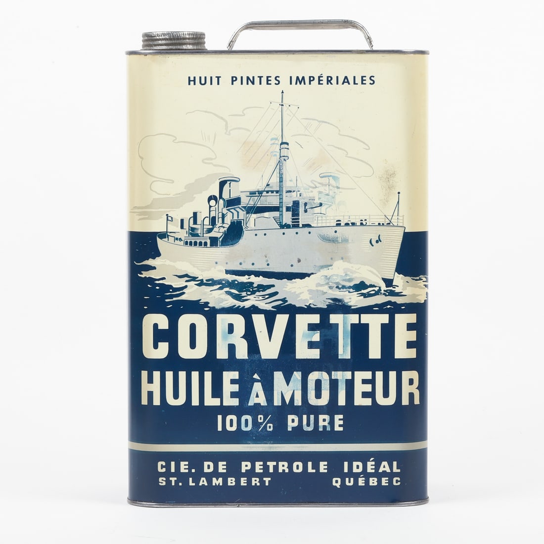 Corvette Motor Oil 8 Imperial Quarts Can - 3