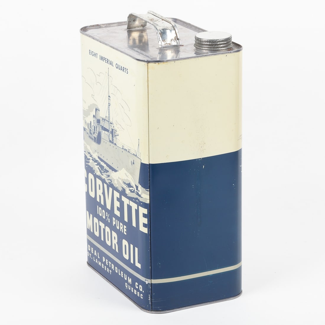 Corvette Motor Oil 8 Imperial Quarts Can - 4