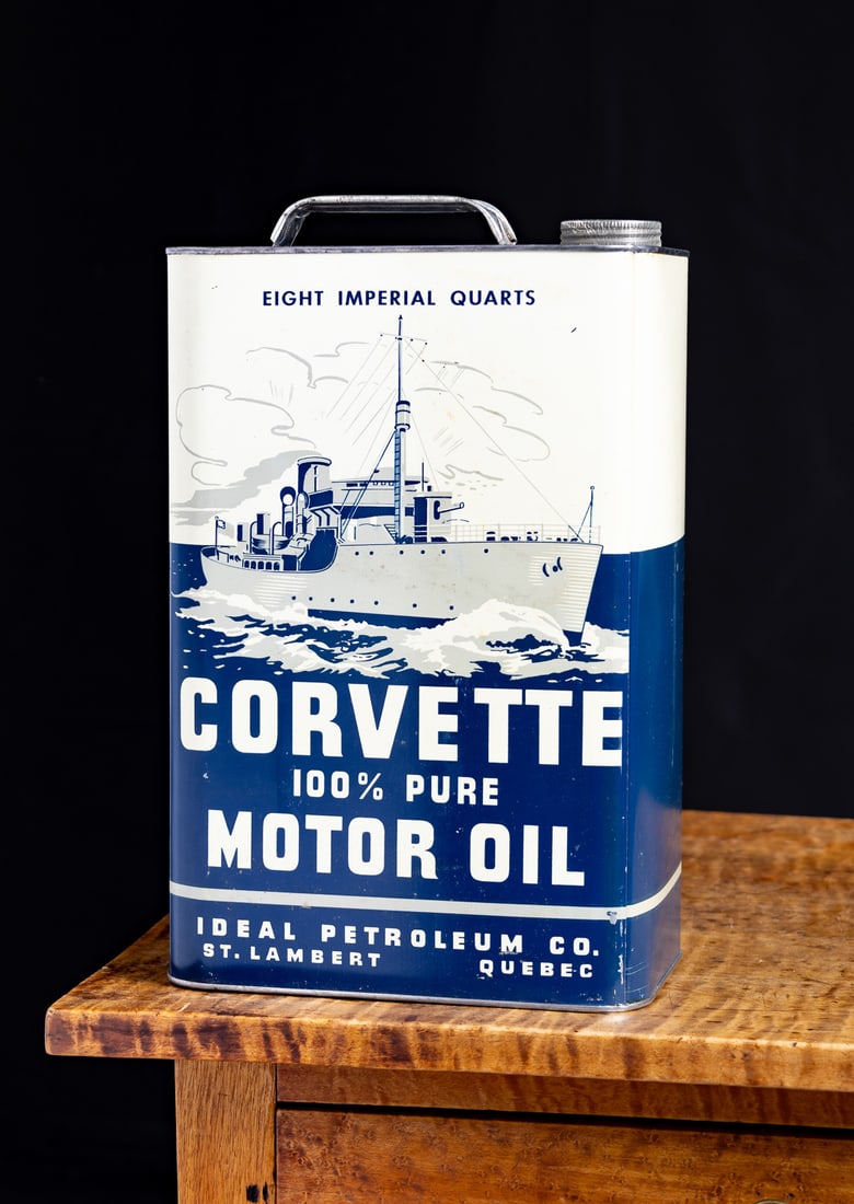 Corvette Motor Oil 8 Imperial Quarts Can - 9