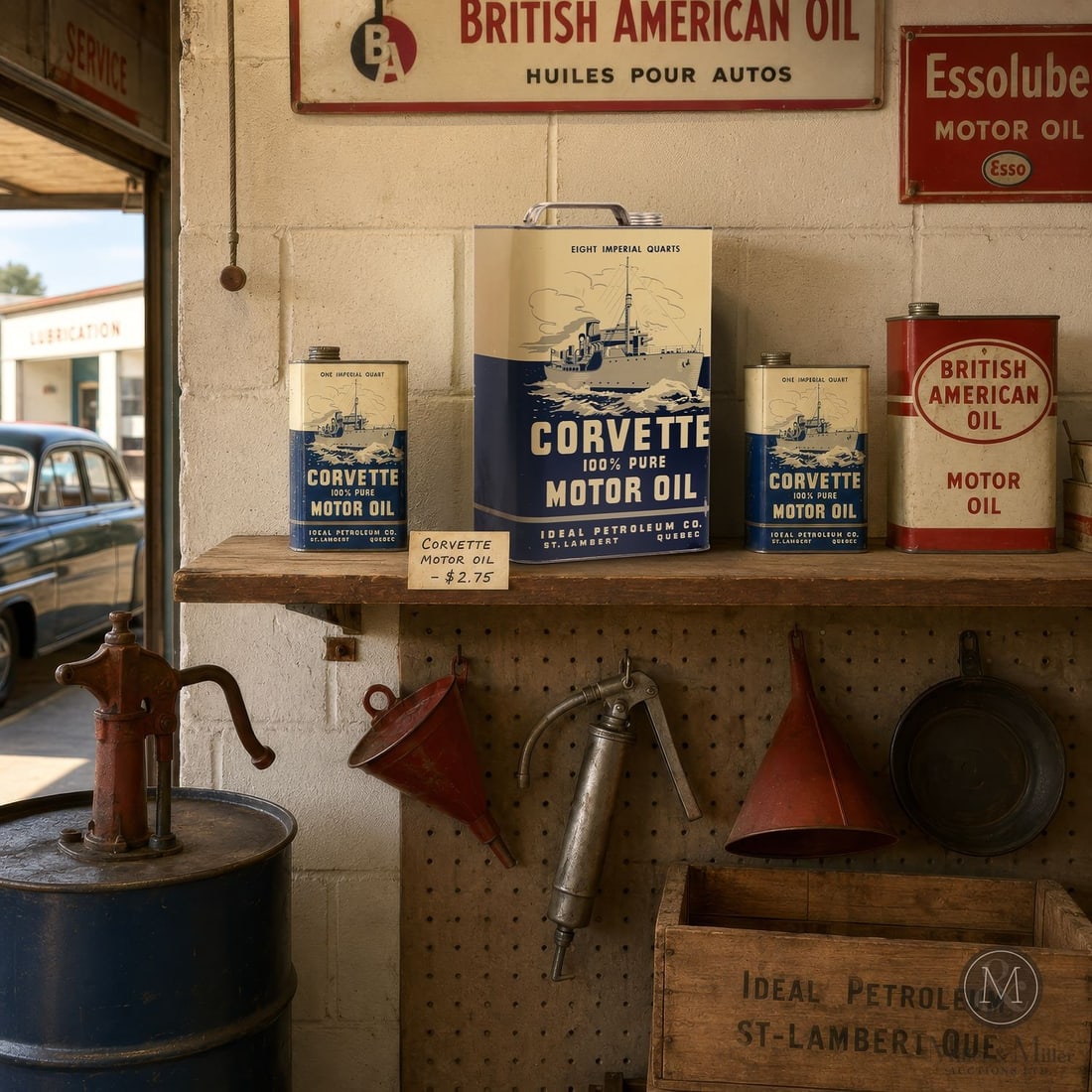 Corvette Motor Oil 8 Imperial Quarts Can - 2