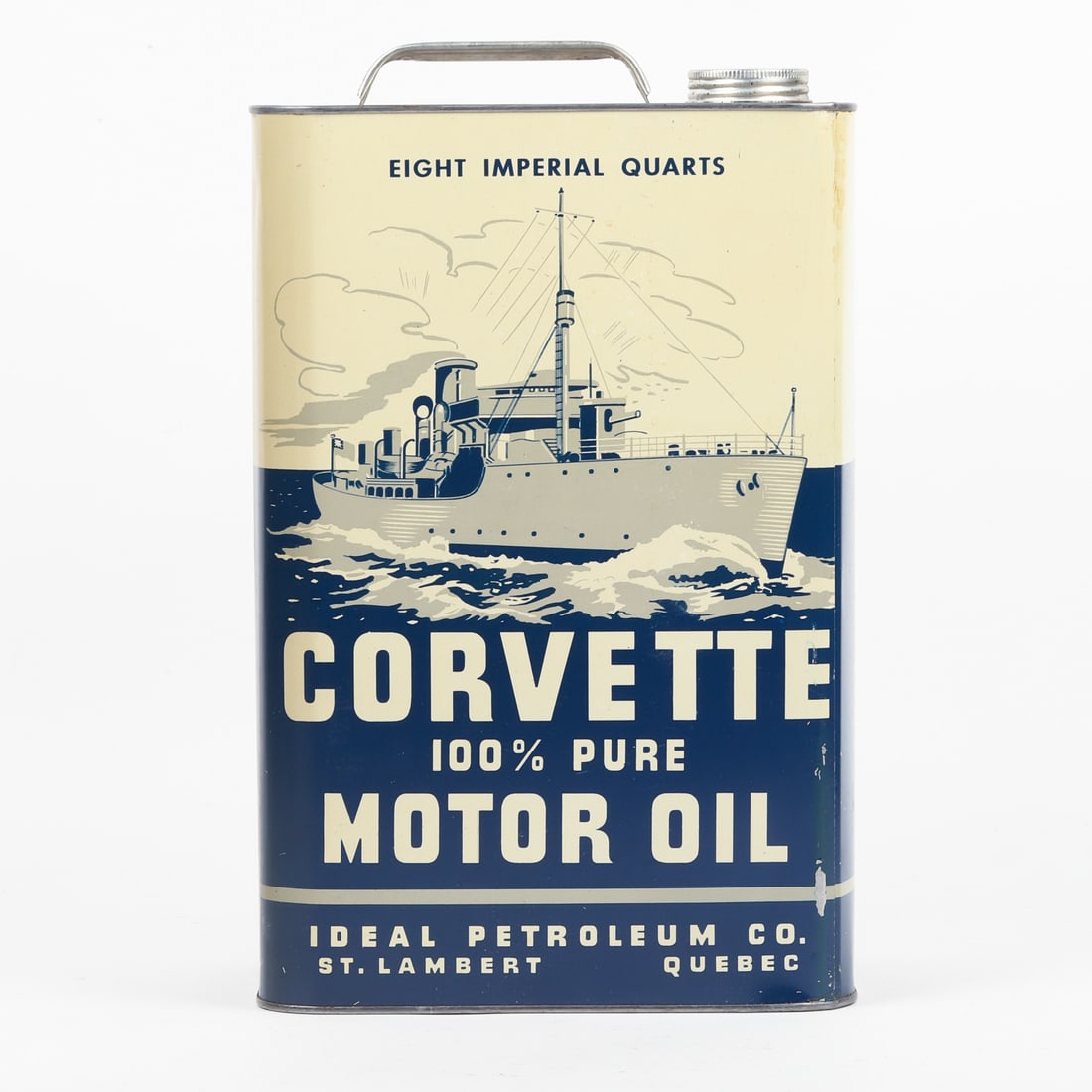 Corvette Motor Oil 8 Imperial Quarts Can - 3