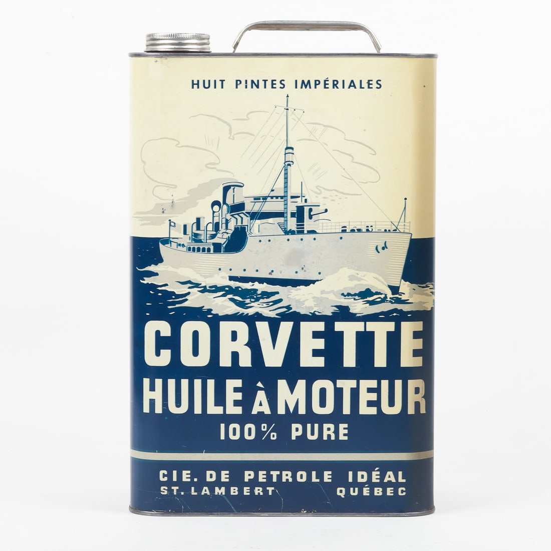 Corvette Motor Oil 8 Imperial Quarts Can - 4