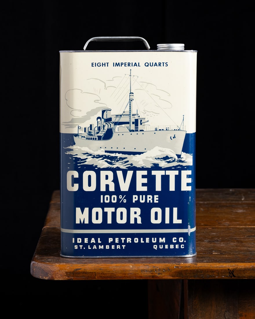 Corvette Motor Oil 8 Imperial Quarts Can - 9