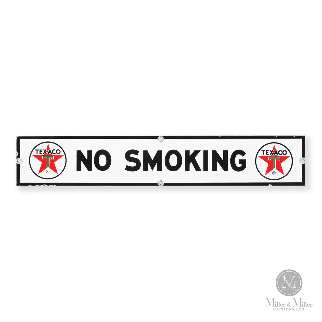 Texaco No Smoking Sign (1 of 5)
