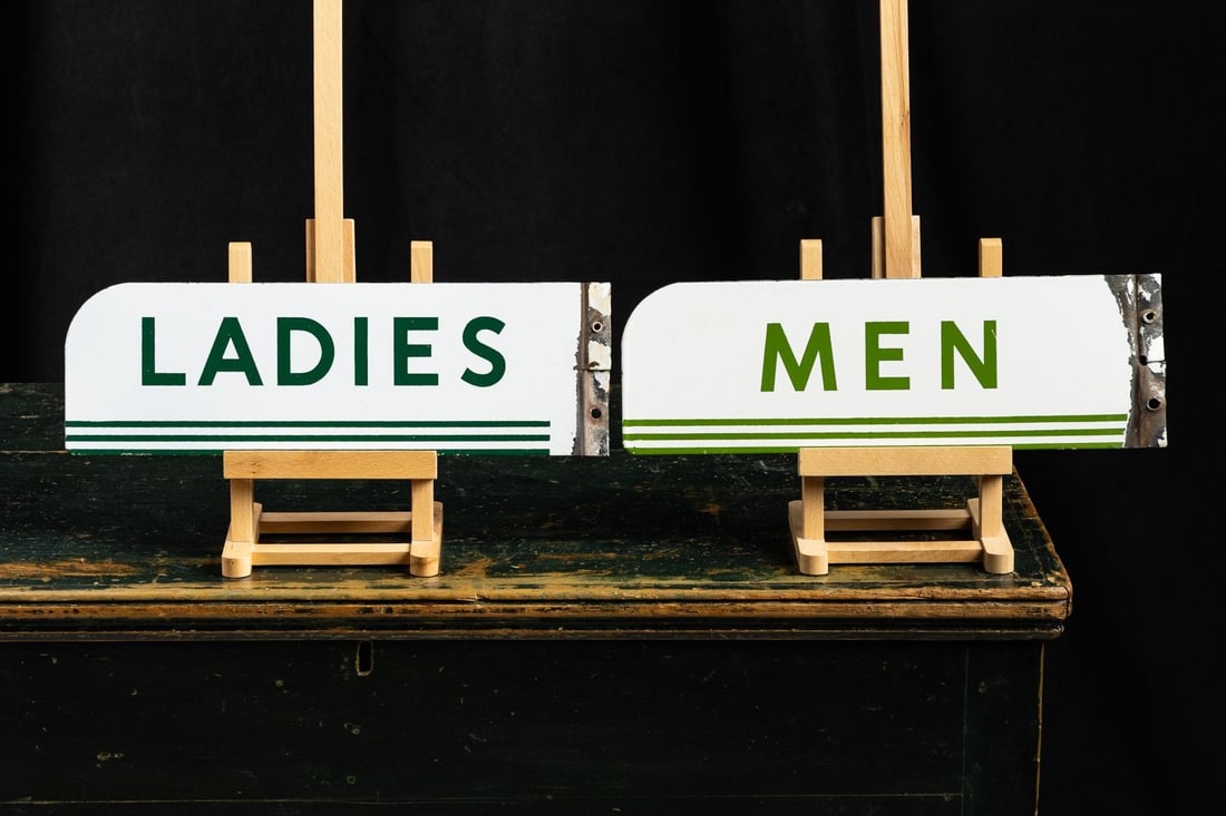 Texaco Restroom Signs - 2