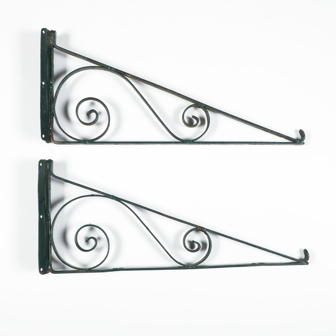 Service Station Pole-Mount Scroll Brackets - 4