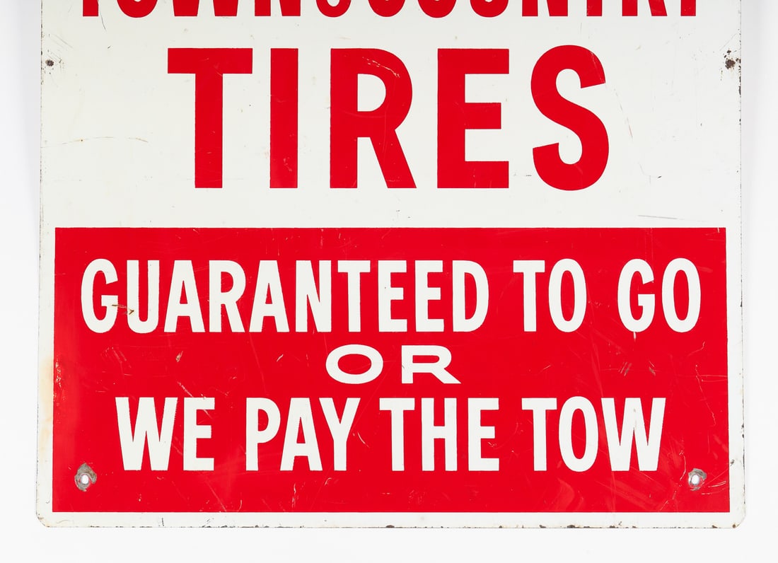 Firestone Town & Country Tires Sign - 3