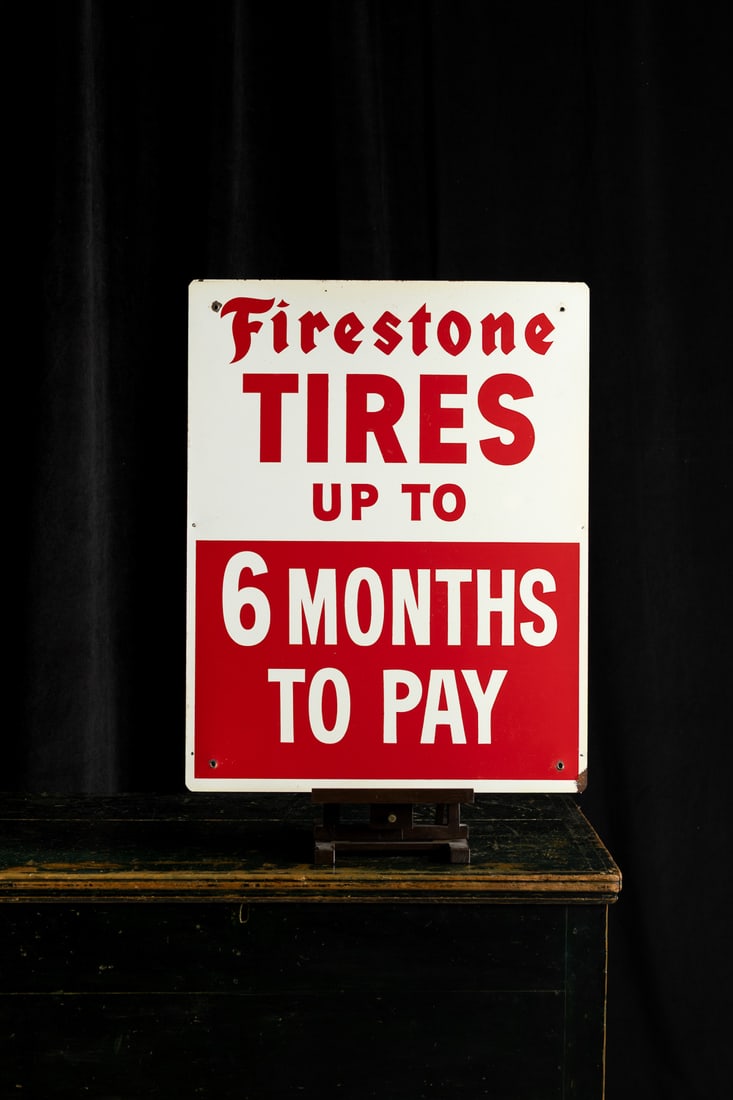 Firestone Town & Country Tires Sign - 9