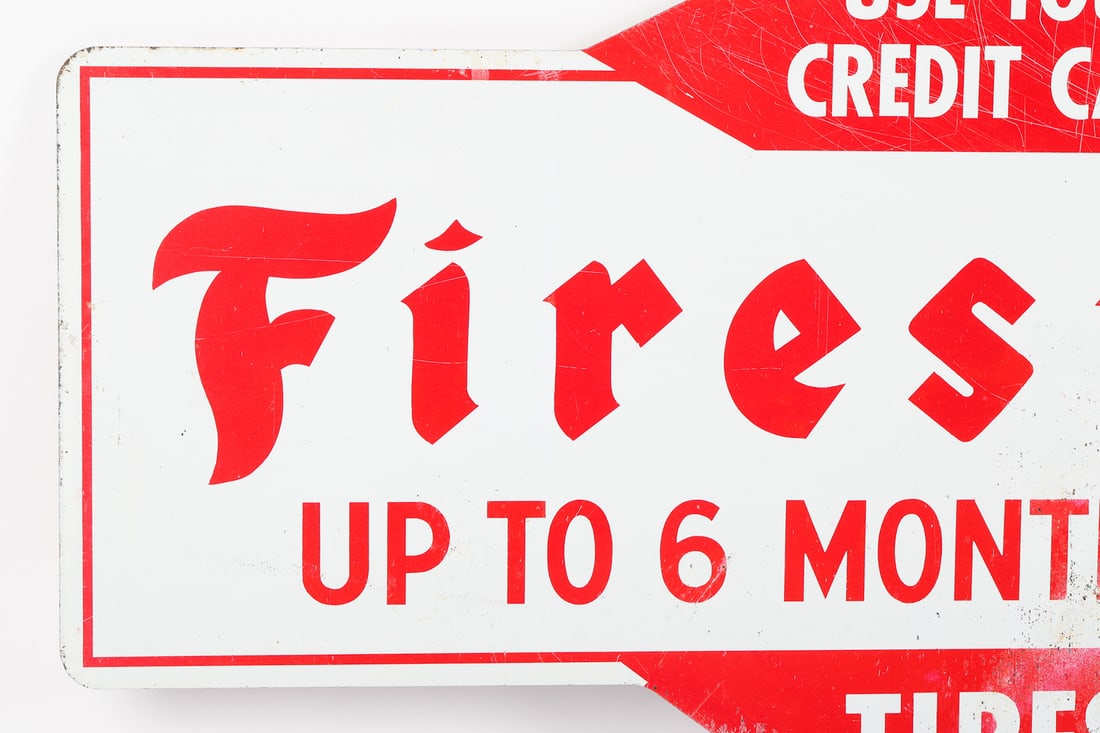 Firestone Credit Card Insert Sign - 2