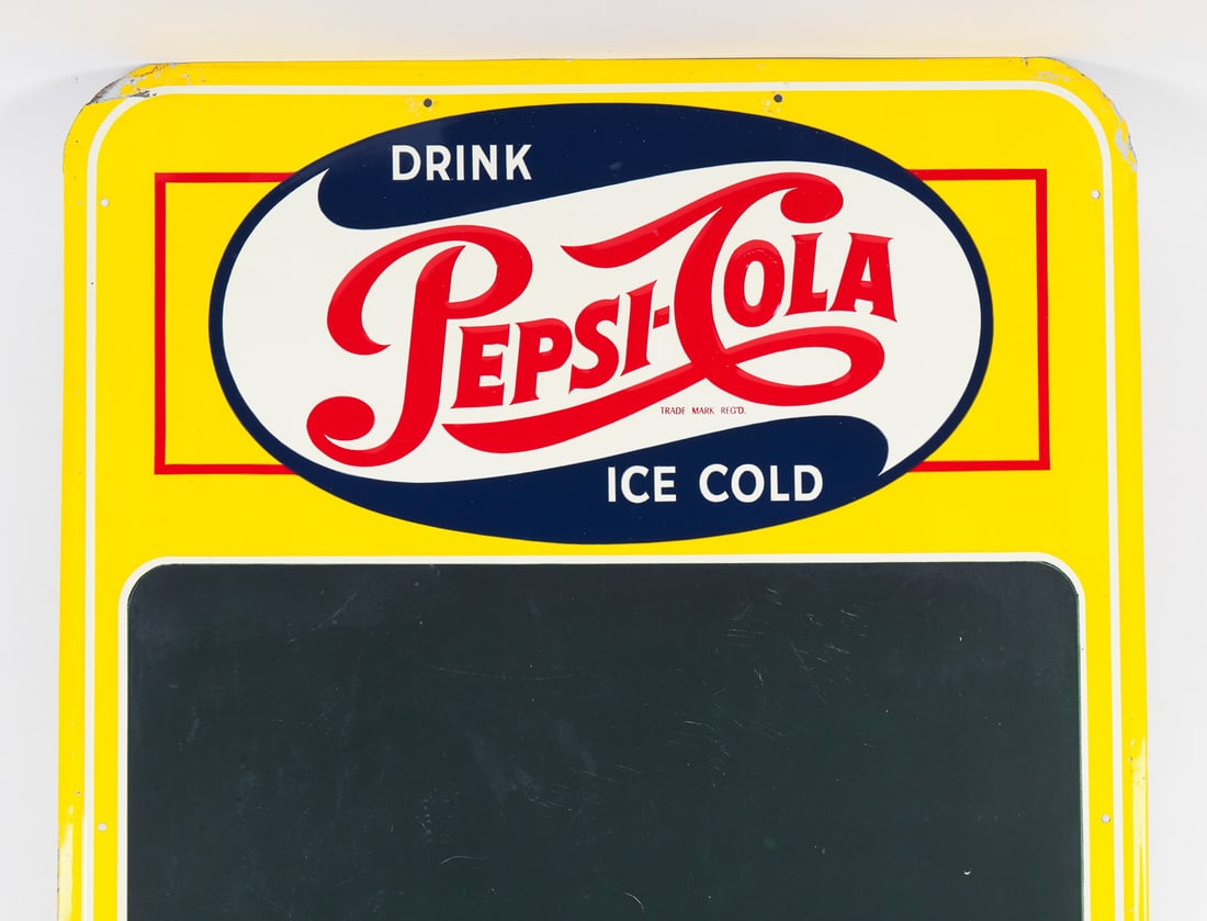 Pepsi-Cola "Ice Cold" Menu Board - 2